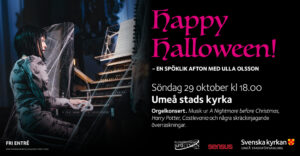 2023-10-29 Happy Halloween - orgelkonsert med Ulla Olsson